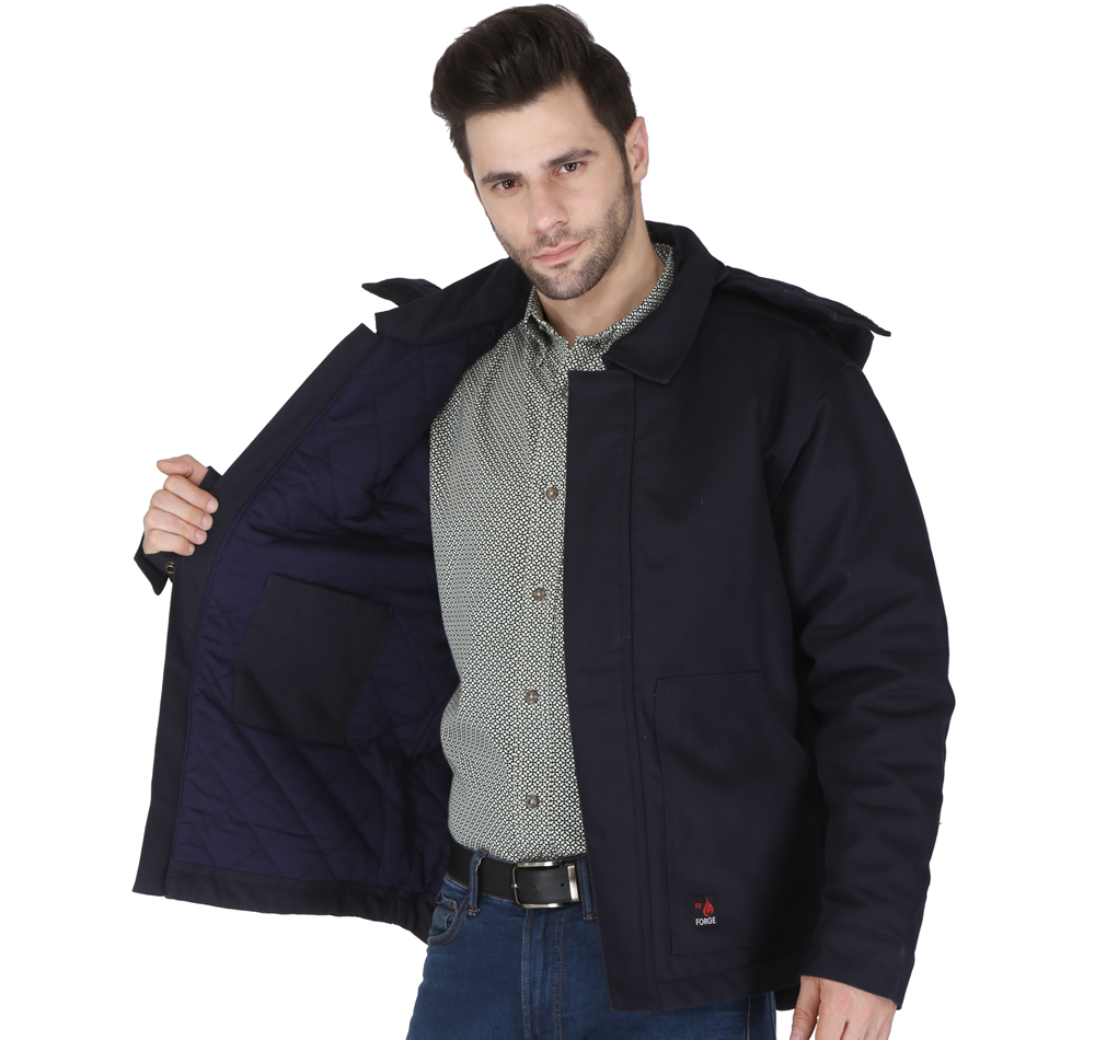 Picture of Forge FR MFRIJDH006 MEN'S FR  DUCK JACKET WITH DETACHABLE HOOD